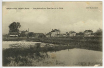 Saussay-la-Vache. Vue générale du Quartier de la Gare.