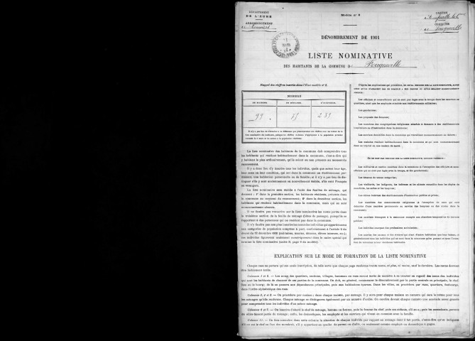 FOUQUEVILLE 1911