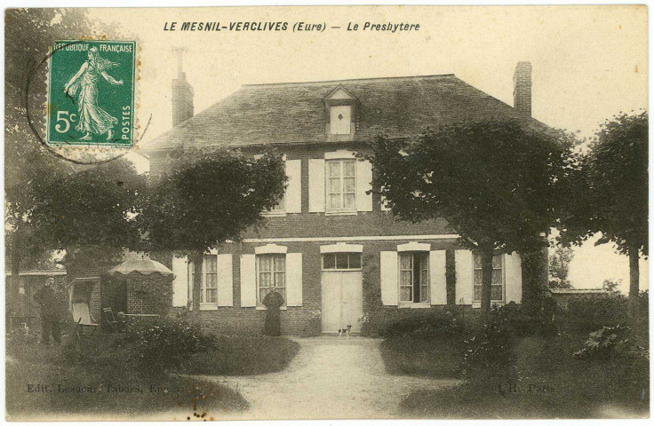 Mesnil-Verclives (Le). Le Presbytère.