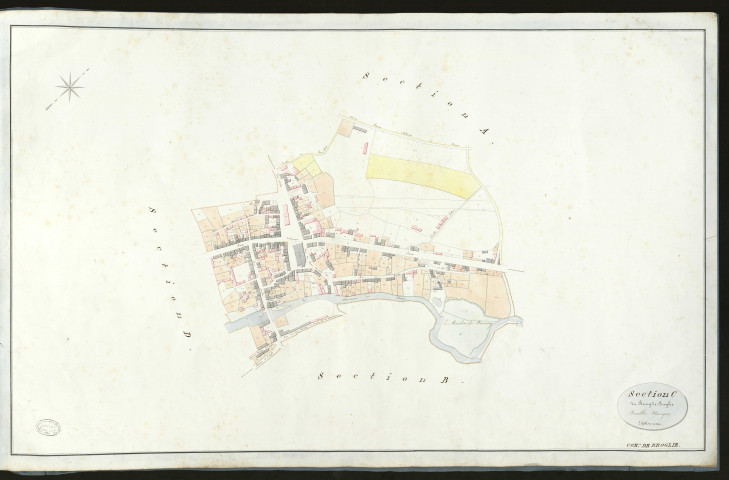 Broglie. Section C _ du Bourg de Broglie _ Feuille Unique