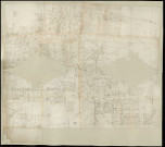 Lande (La) - 1- Plan canevas de la paroisse. * 2- Plan de la paroisse de La Lande. * 3- "Canevas du village de La Baudouinière". * 4-"Canevas de l'ainesse de La Manchonne". * 5- "Canevas de l'enclos du château et de la ferme du Quesnay". *