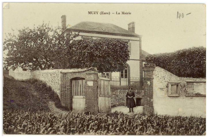 Muzy. La Mairie.