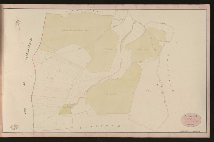 Touffreville. Section A _ du Moulin Panche _ 2e et dernière Feuille