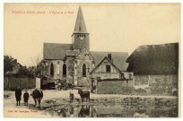Forêt-la-Folie. L'Eglise et la Mare.