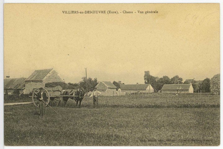 Villiers-en-Désoeuvre. Chanu - Vue générale.