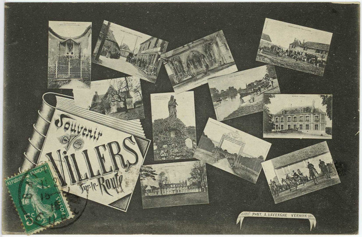 Villers-sur-le-Roule. Carte souvenir.