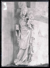 Statue de Vierge à l'enfant de l'église de Mézières-en-Vexin (Eure).