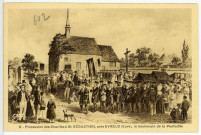 Saint-Sébastien-de-Morsent. Procession des Charités à St-Sébastien, près Evreux (Eure), le lendemain de la Pentecôte.