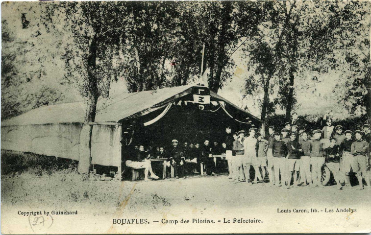 Bouafles. Camp des Pilotins. - Le Réfectoire.