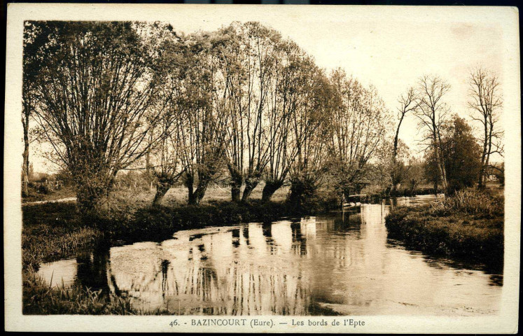 Bazincourt-sur-Epte. Les Bords de L'Epte.