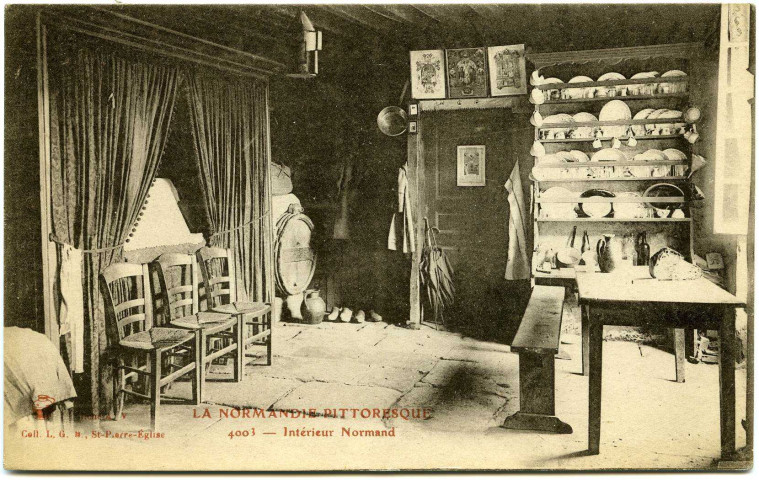 Divers. La Normandie pittoresque. - Intérieur Normand.