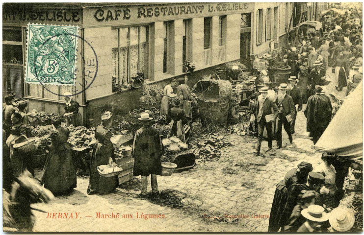 Bernay. Marché aux Légumes.