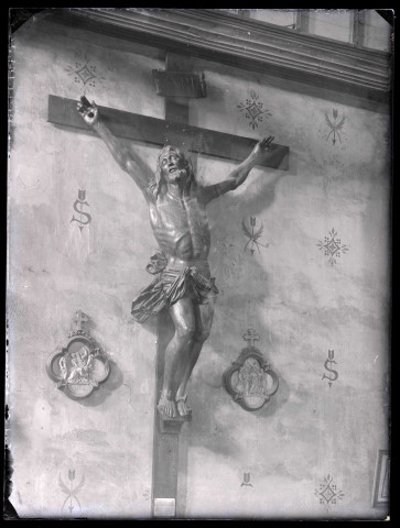 Église Saint-Sébastien de Saint-Sébastien-de-Morsent (Eure), Christ en Croix.