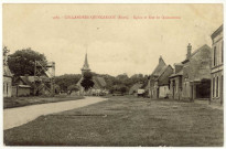 Collandres-Quincarnon. Eglise et Rue de Quincarnon.