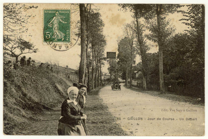 Gaillon. Jour de Course - Un Départ.