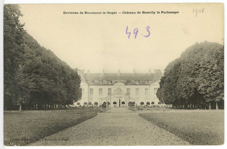 Romilly-la-Puthenaye. Château de Romilly-la-Puthenaye.