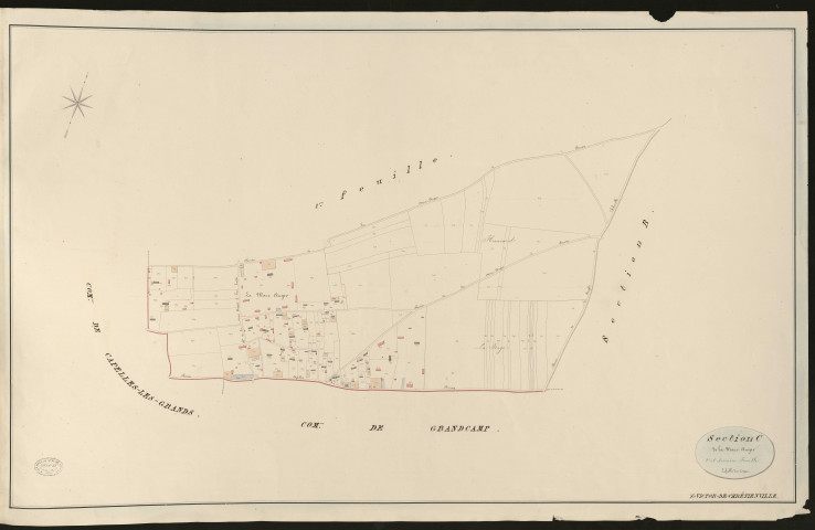 Saint-Victor-de-Chrétienville. Section C _ de la Mare-Auger _ 2e et dernière Feuille