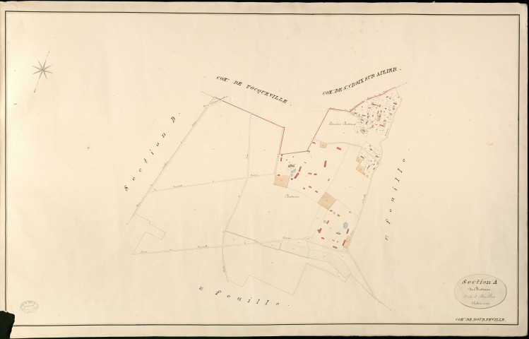 Bourneville. Section A _ de Brotonne _ 2e de 3 Feuilles