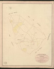 Civières. Tableau d'assemblage du Plan Parcellaire de la Commune de Civières. _ Canton d'Ecos - Andelys - Eure. _ Terminé sur le terrain le 31 août 1836, sous l'administration de M. A Passy, Préfet - M. Devin, Maire et sous la direction de M. Marel, Directeur des Contributions directes. _ M. Le Fébure, Géomètre en Chef. _ Par M. Girard, Géomètre de 1re classe