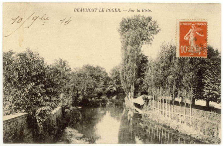 Beaumont-le-Roger. Sur la Risle.