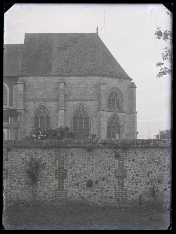 Église de Saint-Germain-la-Campagne (Eure), chevet.