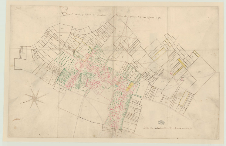 Forêt-la-Folie - Plans de la paroisse. *