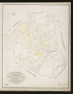 Toutainville. Tableau d'assemblage _ du Plan Parcellaire de la Commune de Toutainville _ Canton de Pontaudemer - Pontaudemer - Eure. _ Terminé sur le Terrain le 14 Aout 1832, sous l'administration de M. A Passy, Préfet _ M.Roussel, Maire _ sous la Direction de M. Marel, Directeur des Contributions directes _ M. Le Fébure, Géomètre en Chef. _ Par M. Caffin, Géomètre de 1re classe.