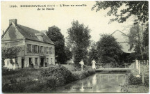 Hondouville. L'Iton au moulin de la Halle.