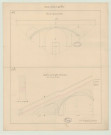 Gaillon _"Maison centrale de détention dans l'ancien château de Gaillon". Pont du Champ des Merisiers, escalier du corps de garde dit terrasses près de la porte du parc".