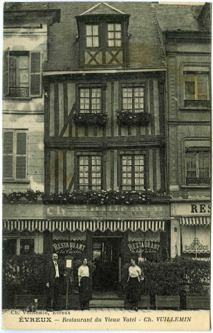 Evreux-Ville. Restaurant du Vieux Vatel.