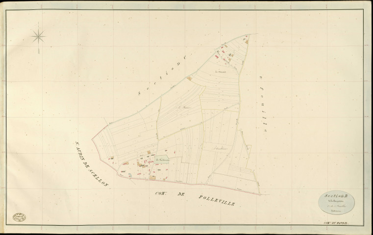 Favril (Le). Section B _ de la Bonneterie _ 1re de 2 Feuilles