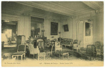 Louye. Château de Louye - Salon Louis XVI.