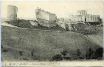 Andelys (Les). Le Petit Andely - Ruines du Château Gaillard.