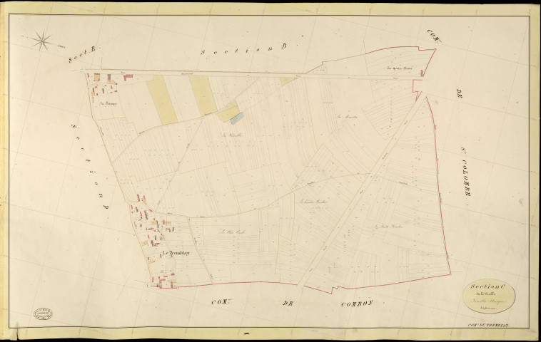 Tremblay-Omonville (Le). Section C _ de la Viéville _ Feuille Unique