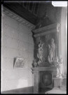 Statues de Saint-Sébastien et de Saint-Nicolas de l'église de Sébécourt (Eure).
