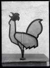 Girouette représentant un coq de l'église de Ménesqueville (Eure).