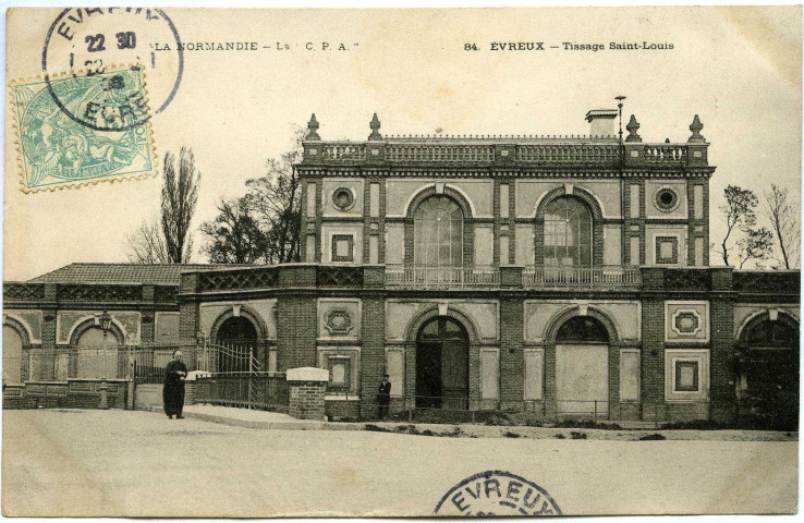 Evreux-Ville. Tissage Saint Louis.