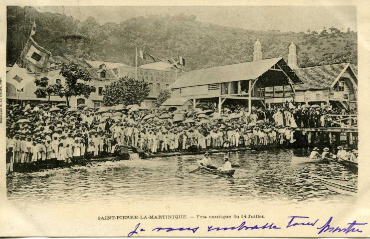 SAINT-PIERRE-LA-MARTINIQUE - Fête nautique du 14 juillet