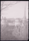 Église Saint-Sulpice et château de Fougères (Ille-et-Vilaine).