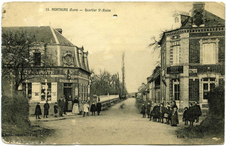 Montaure. Quartier Saint Blaise.