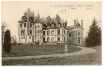Courteilles. Château du Jarrier - Façade.