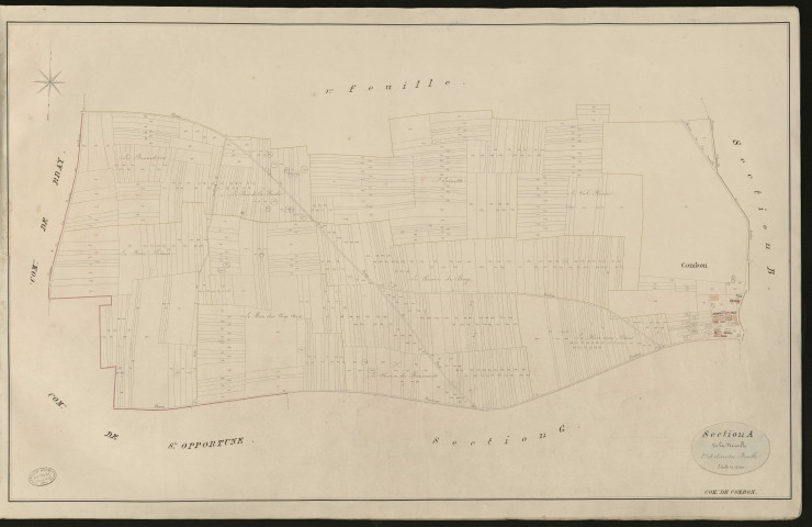 Combon. Section A _ de la Neuville _ 2e et dernière Feuille