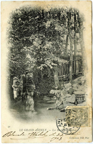 Andelys (Les). Le Grrand Andely - Les bords du Gambon.