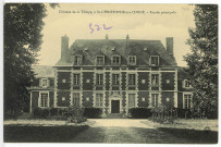 Saint-Christophe-sur-Condé. Château de la Tillaye, à St-Christophe-sur-Condé. - Façade principale.