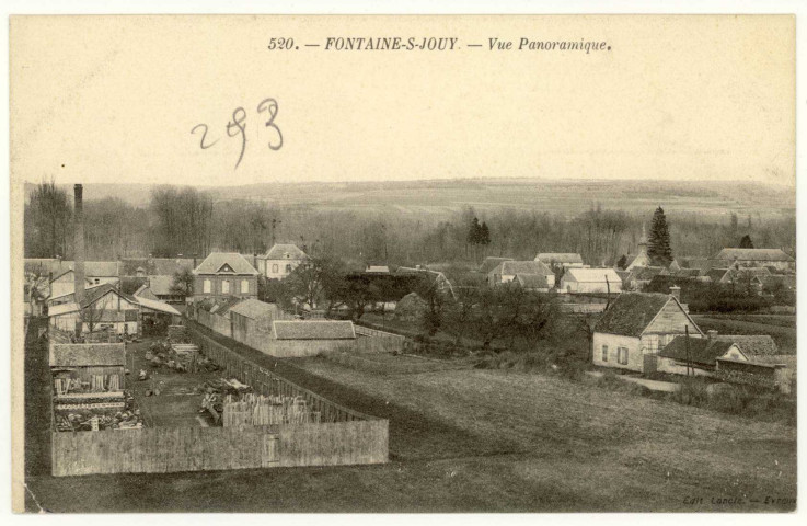 Fontaine-sous-Jouy. Vue Panoramique.