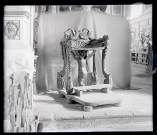 Fauteuil d'officiant de l'église d'Authouillet (Eure).