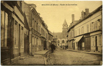 Beuzeville. Route de Cormeilles.