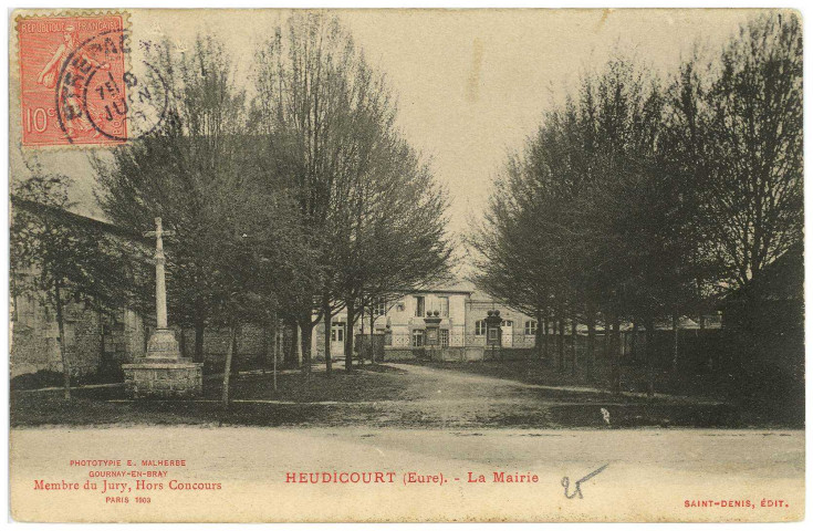 Heudicourt. La Mairie.