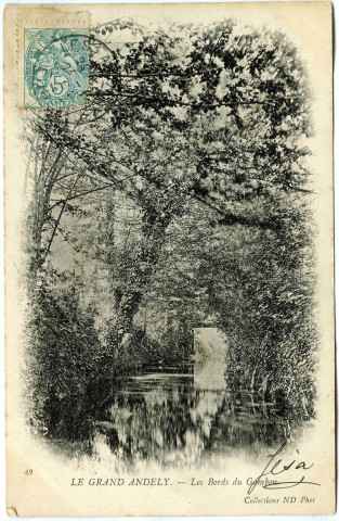 Andelys (Les). Le Grrand Andely - Les bords du Gambon.