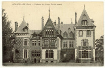 Courteilles. Château du Jarrier - (Façade Ouest).